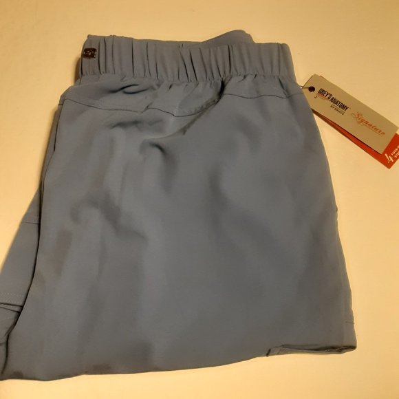 Grey's Anatomy Signature Women's 2207 3 Pocket Low Rise Scrub Pant Ciel Blue 2XL - Picture 1 of 9